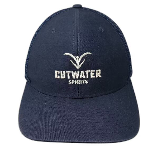 Richardson Other - Richardson 112 Trucker Hat Blue White OS Snapback Cutwater Spirits Embroidered